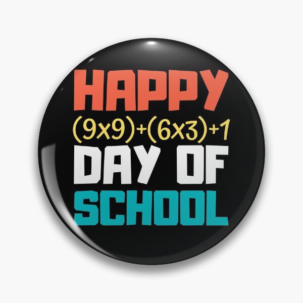 Item preview, Happy (9x9)+(6x3)+1 Day Of School Math Formula Funny 100th Day Of School Gift designed and sold by saadtraibiz.