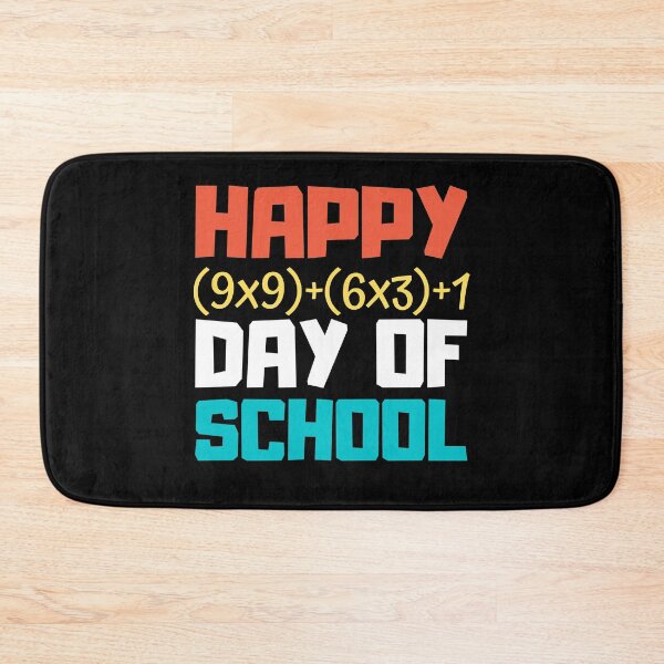 Item preview, Happy (9x9)+(6x3)+1 Day Of School Math Formula Funny 100th Day Of School Gift designed and sold by saadtraibiz.