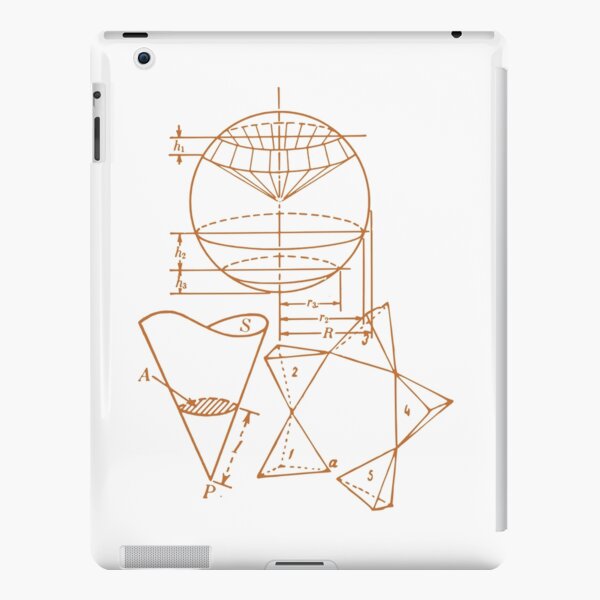 Symbole Und Diagramme Gezeichnet Auf Einem Hubschen Aquarellhintergrund Von Rosa Ipad Hulle Skin Von Funmaths Redbubble