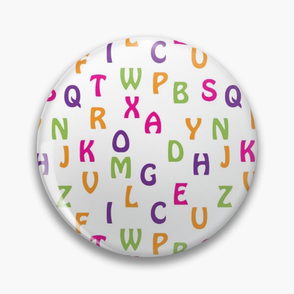 Item preview, Vintage Random Letter Patterns , Vintage Alphabets Patterns, text and alphabet patterns  designed and sold by garniturex.