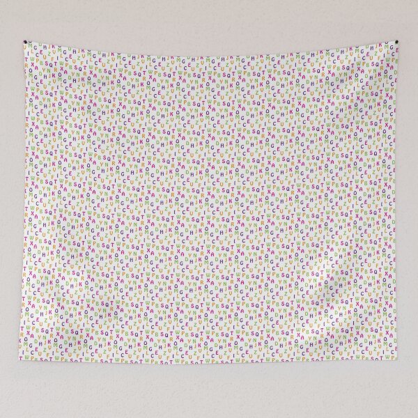 Item preview, Vintage Random Letter Patterns , Vintage Alphabets Patterns, text and alphabet patterns  designed and sold by garniturex.