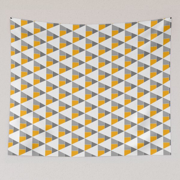 Item preview, Yellow-gray triangles designed and sold by Ninaeva.