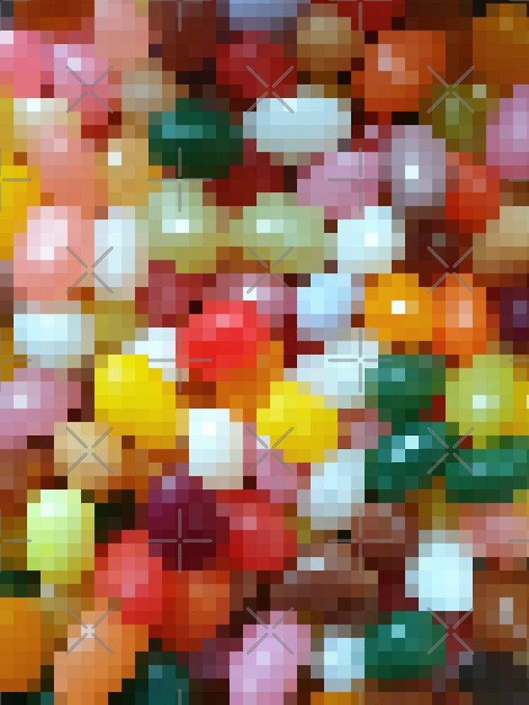 "Pixel jelly beans " Poster by Niko300312 Redbubble