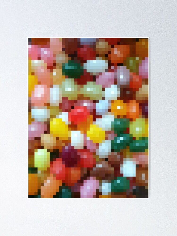 "Pixel jelly beans " Poster by Niko300312 Redbubble