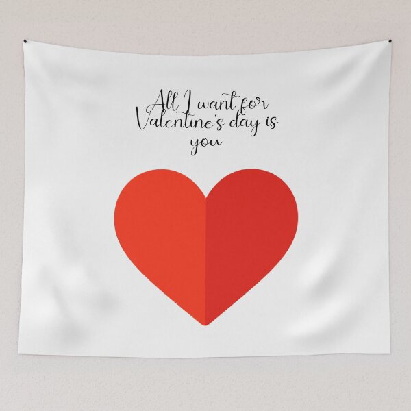 Item preview, All I want for Valentine's day is you Valentine Card Design designed and sold by ChriseryMerch.