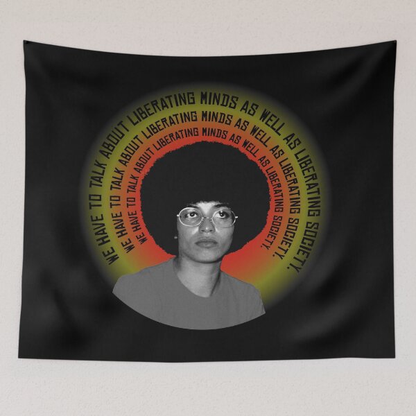 Item preview, Angela Davis Frees Minds Degrade Black designed and sold by bancapaisagem.