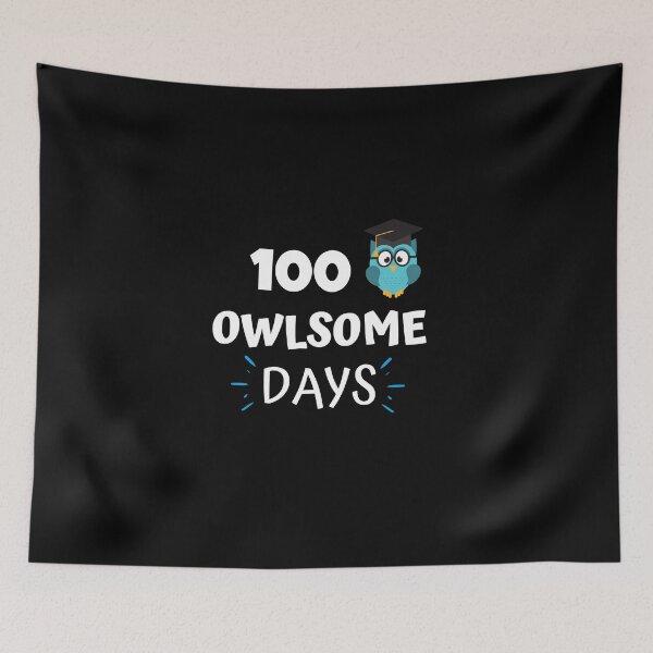 Item preview, 100 Owlsome Days Funny 100th Day Of School Gift designed and sold by saadtraibiz.