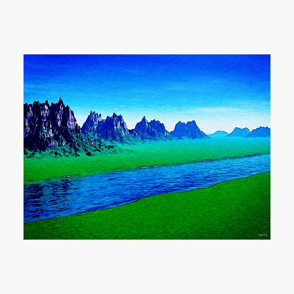 Item preview, Mountain River Landscape designed and sold by Phil Perkins.