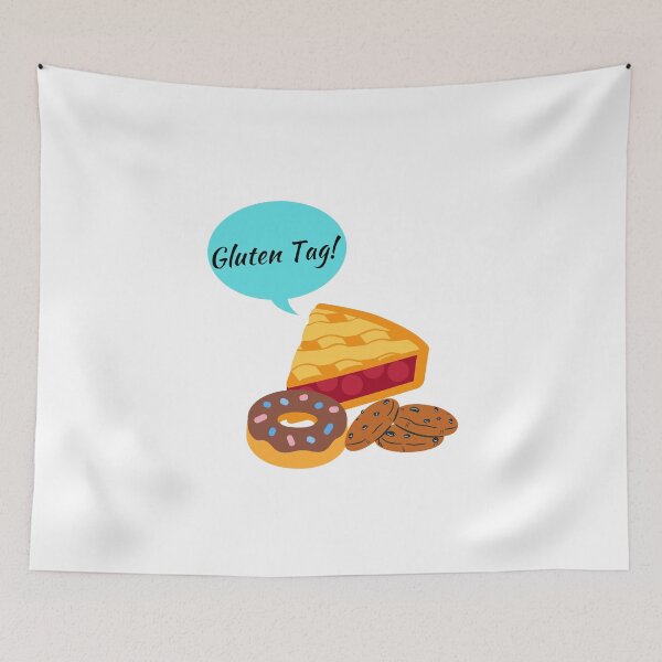 Item preview, Gluten tag! - Funny Pun Text designed and sold by DrawingBoard.
