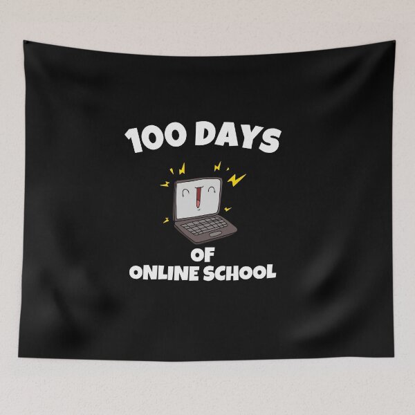 Item preview, 100 Days Of Online School Funny 100th Day Of School Gift designed and sold by saadtraibiz.