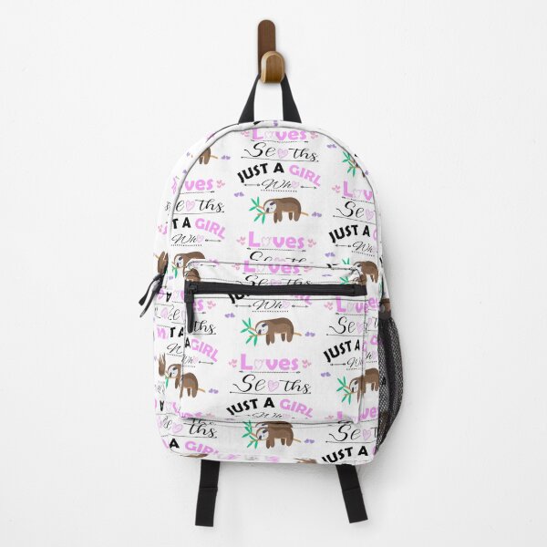 Item preview, Just A Girl Who Loves Sloths designed and sold by PRINTED ..