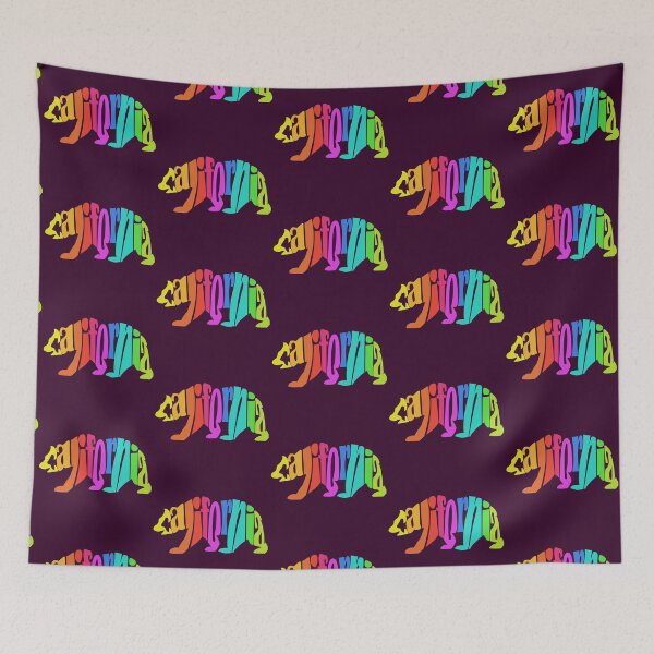 Item preview, California Bear Rainbow Color designed and sold by denip.