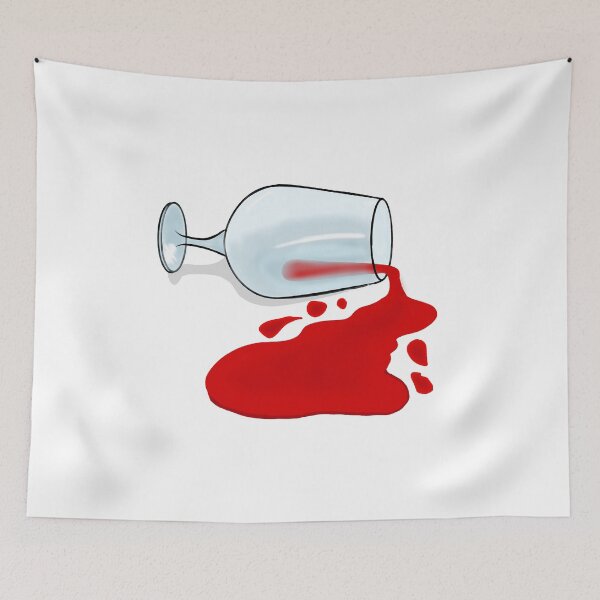 Item preview, Spilled wine  designed and sold by Quirknmore.