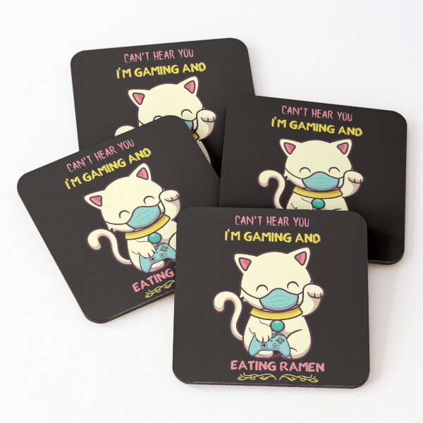 Item preview, Can't Hear You I'm Gaming and eating ramen - online games - games designed and sold by Hannah  Pillic.