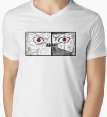 Kakashi and Obito - Kamui Men's V-Neck T-Shirt