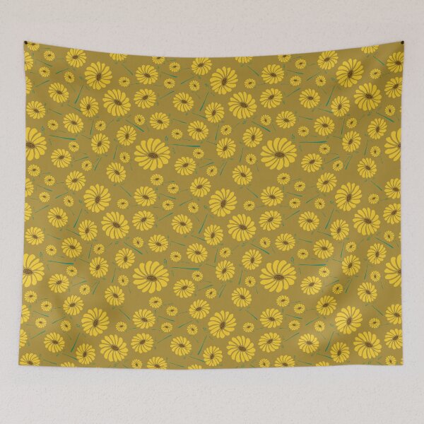 Item preview, Vintage Floral Patterns, Vintage Flower Patterns, Great vintage Yellow color patterns  designed and sold by garniturex.