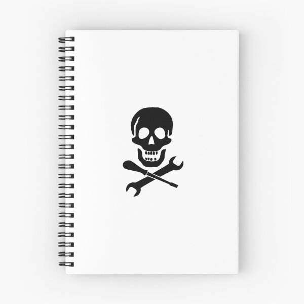 Item preview, Mechanic Skull and Cross Tools designed and sold by Nerdy-Tees.