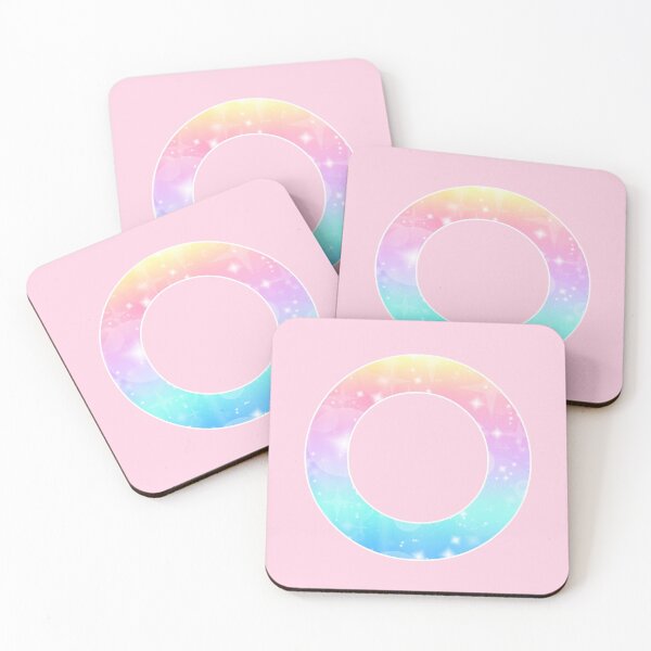 Item preview, The Letter O - Monogram in Kawaii Magical Unicorn Sparkle Pattern designed and sold by Bumblefuzzies.
