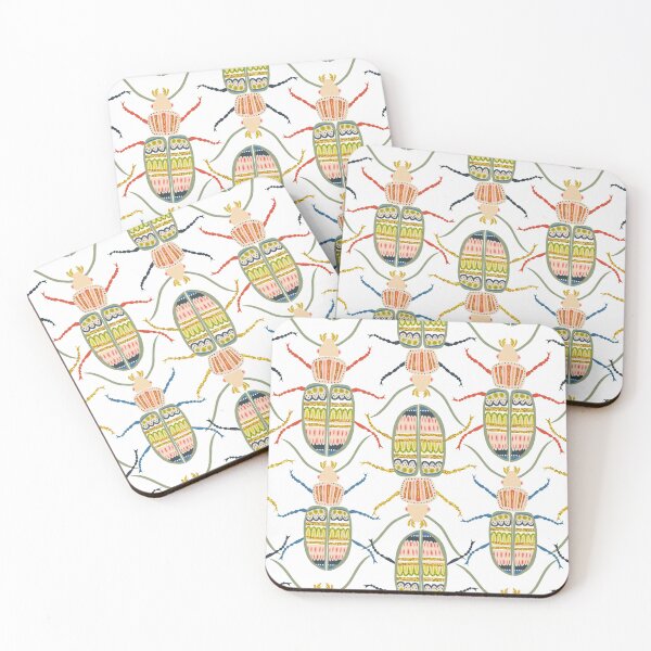 Item preview, Colorful, Patterned, Glitter, Bedazzled Beetle Bugs designed and sold by rayvivienne.