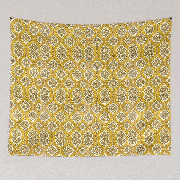 Item preview, Bright yellow floral pattern designed and sold by astrunb5.