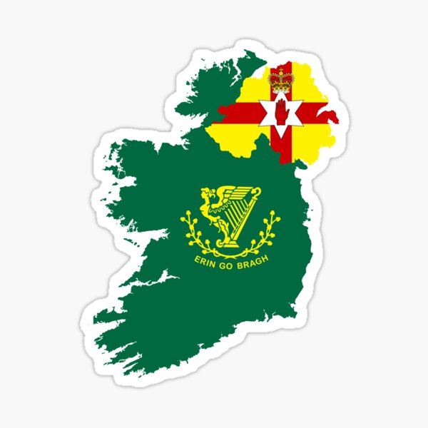 Divided Ireland Sticker