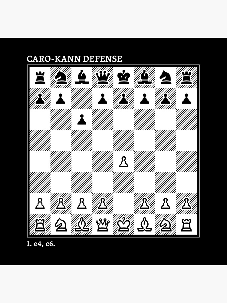 Caro–Kann Defense Art Board Print for Sale by GelDesigns