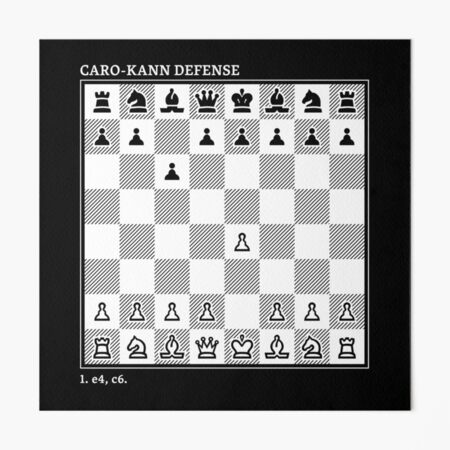 Caro–Kann Defense Art Board Print for Sale by GelDesigns