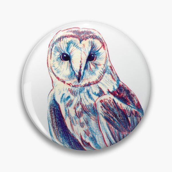 Item preview, Colored pencil owl designed and sold by Nasariie.