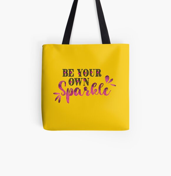 Sparkle All Over Print Tote Bag