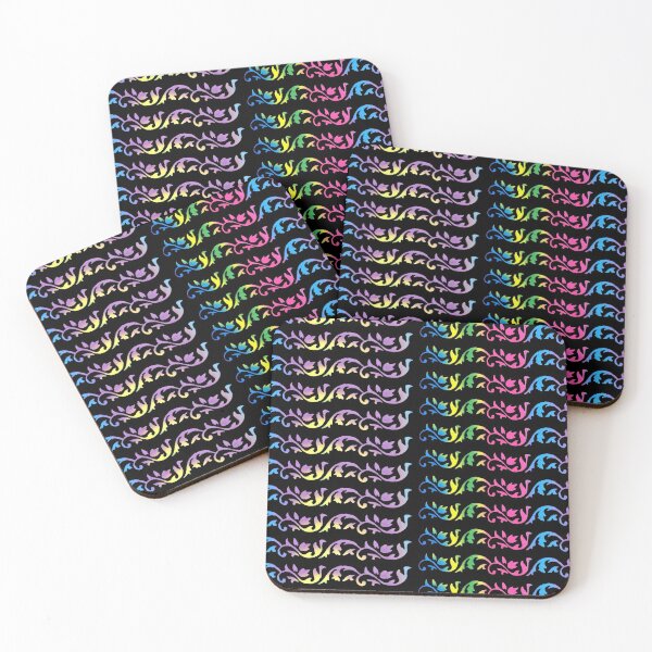 Item preview, Rainbow Coloured Swirls And Feathers designed and sold by reads.a.lot_reads.a.lini.