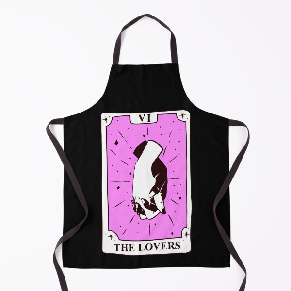 Item preview, The Lovers Tarot Card In Pink Pastel With Clasping Hands designed and sold by RKSDesigns.