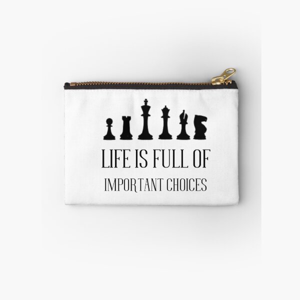 Item preview, Life Is Full Of Important Choices Chess designed and sold by Levet.