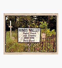 '"THE CEMETERY, a Series', No. 4, Sacred Ground of Olden Days"... prints and products Photographic Print