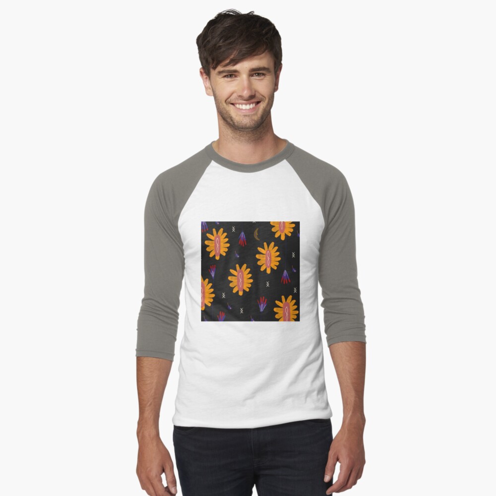 Item preview, Baseball ¾ Sleeve T-Shirt designed and sold by luisinasalce.