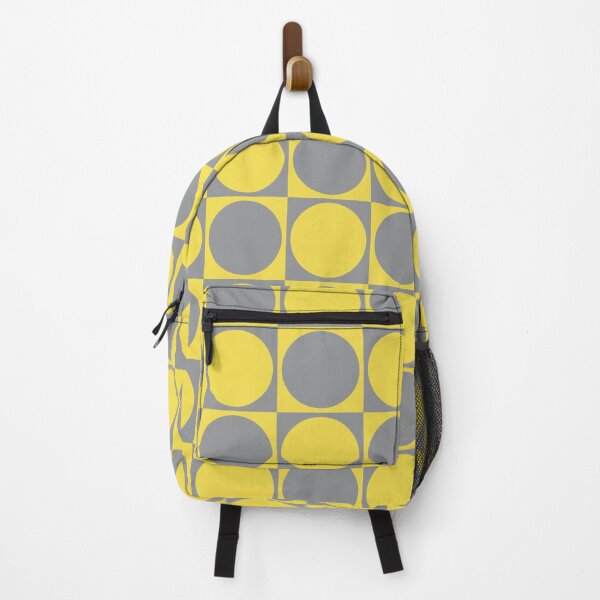 Item preview, Minimal pattern with circles in square tiles in yellow and gray designed and sold by acidmit.