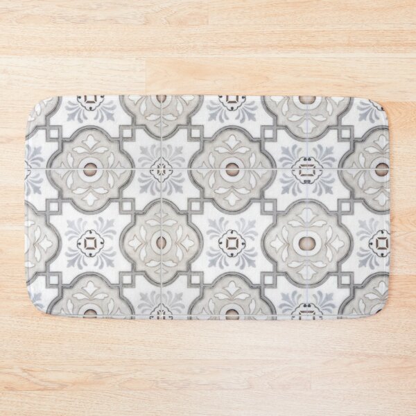 Item preview, Light white silver frost tile pattern designed and sold by astrunb5.