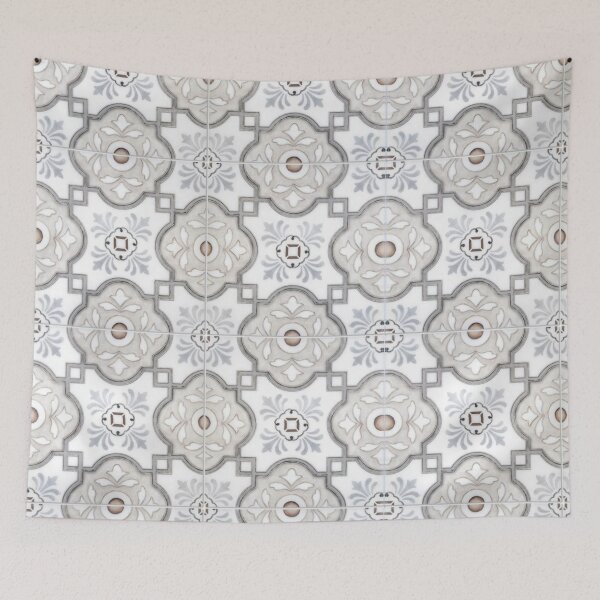 Item preview, Light white silver frost tile pattern designed and sold by astrunb5.