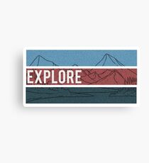 Explore Canvas Print