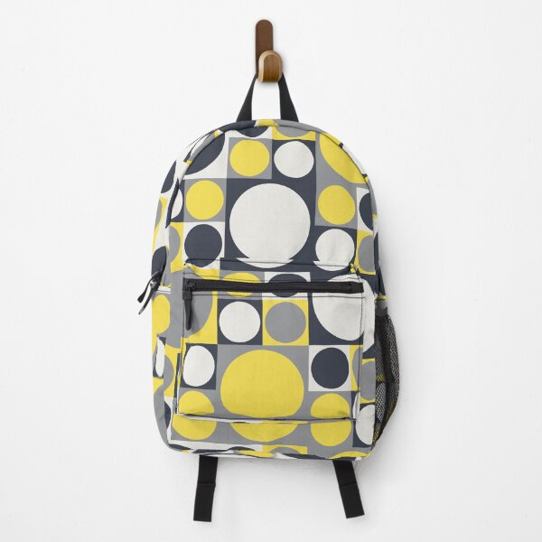Item preview, Simple ornament with circles on a square tiles in yellow and gray color palette variations designed and sold by acidmit.