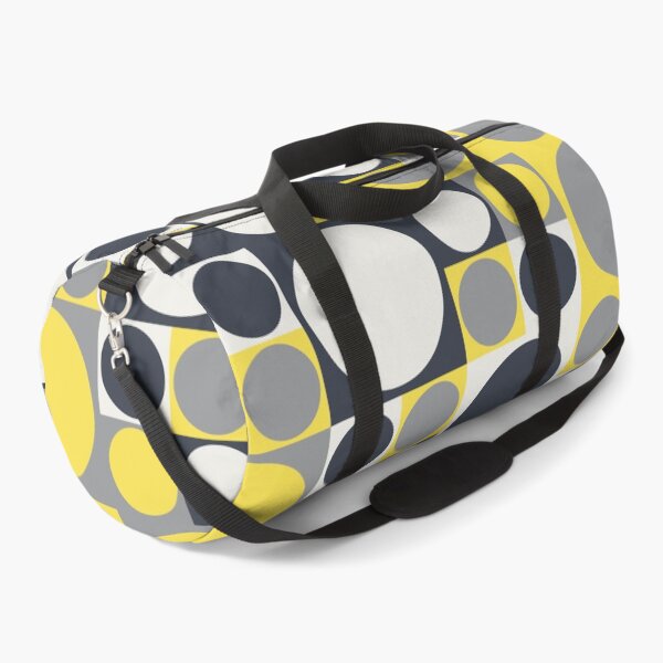 Item preview, Simple ornament with circles on a square tiles in yellow and gray color palette variations designed and sold by acidmit.