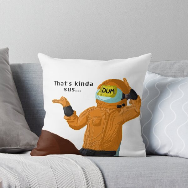 Item preview, Among Us "Kinda Sus" Orange designed and sold by Lottie555.