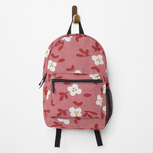 Item preview, GOTS Little Flowers Cotton Jersey - dusky pink / white designed and sold by jwebmarket.