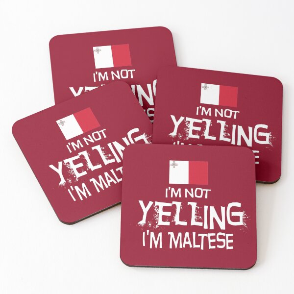 Item preview, Flag of Malta I'm not yelling I'm Maltese. designed and sold by obedtheartist.