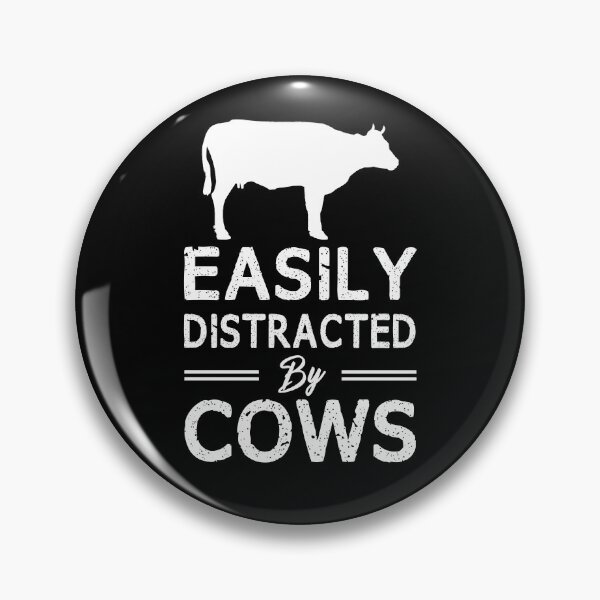 Item preview, Easily Distracted By Cows designed and sold by Andrea Lina.