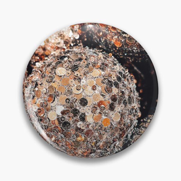 Item preview, gold christmas baubles background designed and sold by franckreporter.