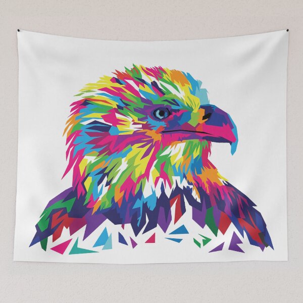 Item preview, Colorful Eagle Head  designed and sold by mouad naouiri.