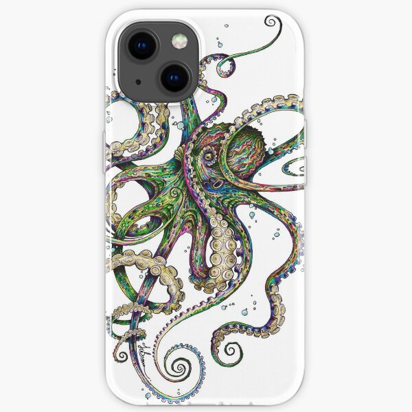 Octopsychedelia iPhone Soft Case