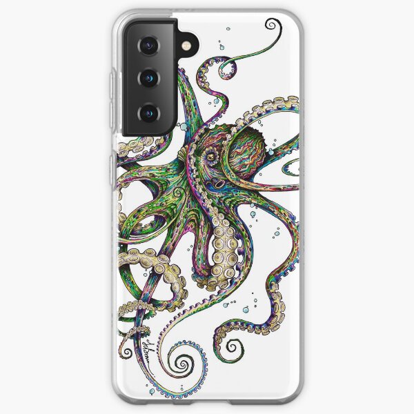 Octopsychédélie Coque souple Samsung Galaxy