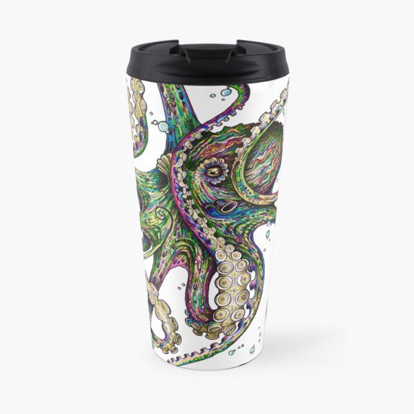 Octopsychedelia Travel Mug