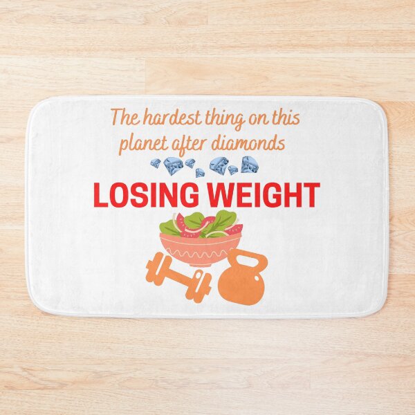 Item preview, The hardest thing on this planet after diamonds - losing weight designed and sold by DrawingBoard.